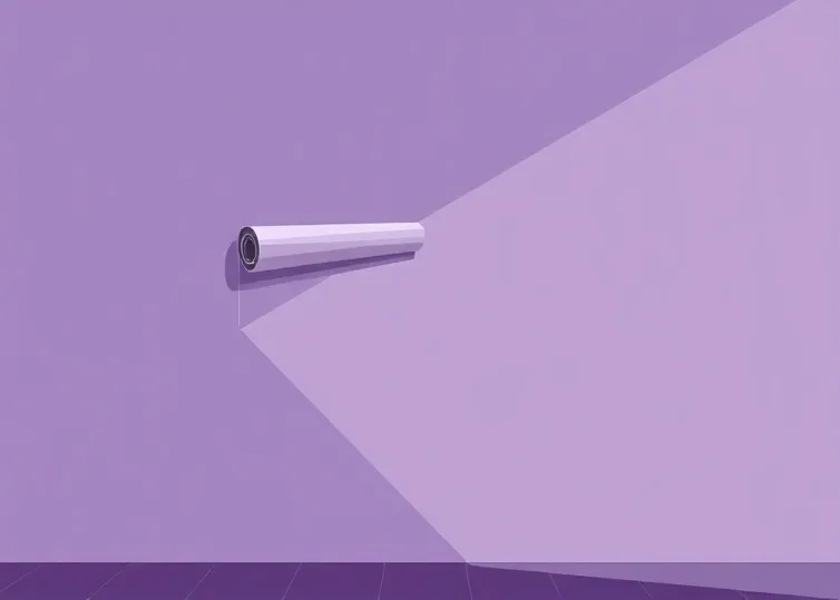 Pose de papier peint, rouleau et brosse à maroufler